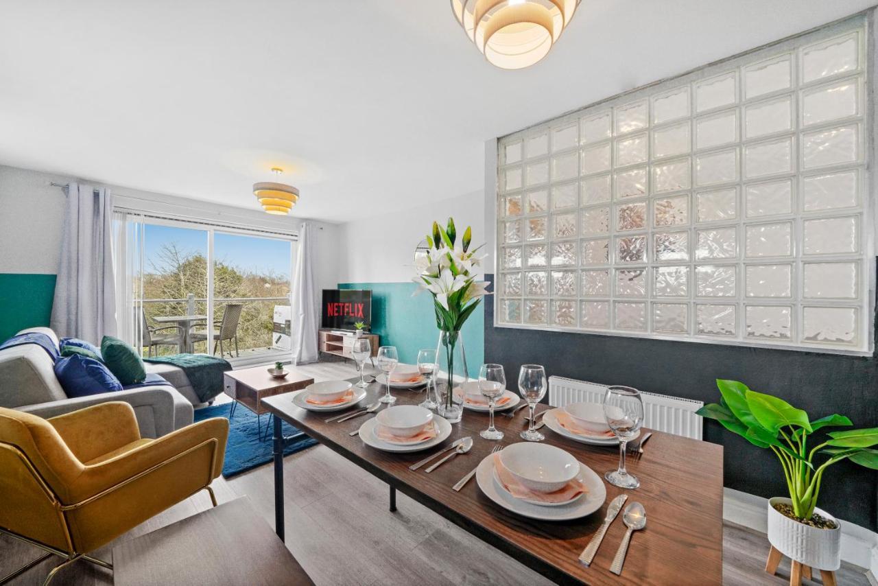 Leek WoottonThe Stylish Warwick Abode - Balcony - Garden别墅 外观 照片
