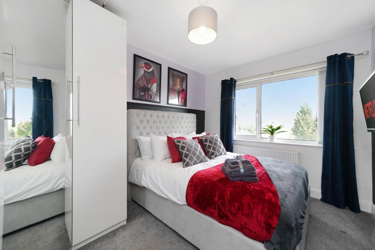 Leek WoottonThe Stylish Warwick Abode - Balcony - Garden别墅 外观 照片